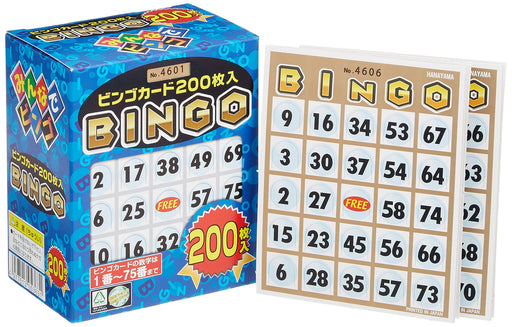 HANAYAMA Bingo cards Set of 200 pieces W95xH116mm ‎05363 Silver Color Paper NEW_1