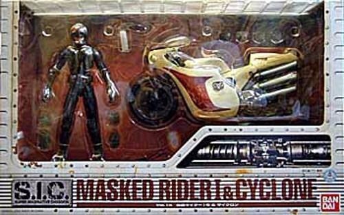 S.I.C. Vol. 14 Masked Kamen Rider 1 & CYCLONE Action Figure BANDAI from Japan_1