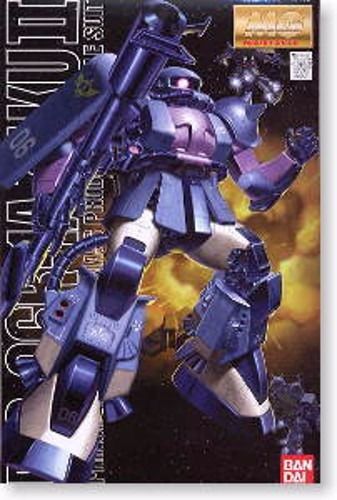 BANDAI MG 1/100 MS-06R-1A ZAKU II BLACK TRI-STARS CUSTOM Model Kit Gundam NEW_1