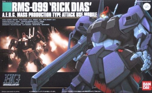 BANDAI HGUC 1/144 RMS-099 RICK DIAS Plastic Model Kit Z Gundam from Japan NEW_1