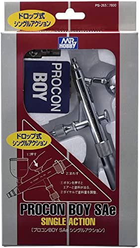 GSI Creos Mr. Procon Boy PS265 Single Action Airbrush 0.3mm NEW from Japan_4