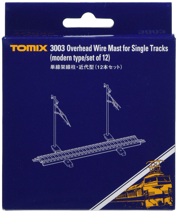 TOMIX N Gauge Single Wire Overhead Pole Modern Model Set of 12 3003 NEW_1