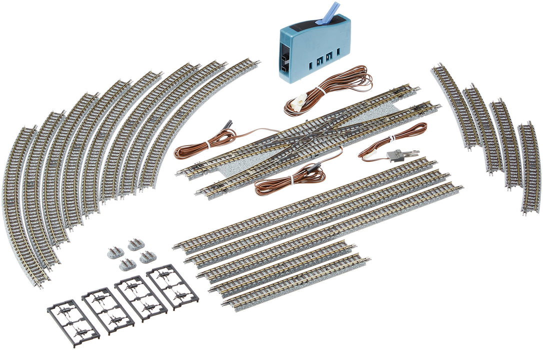 TOMIX N Scale rail set double track set D pattern 910640 railroad model Supplies_3