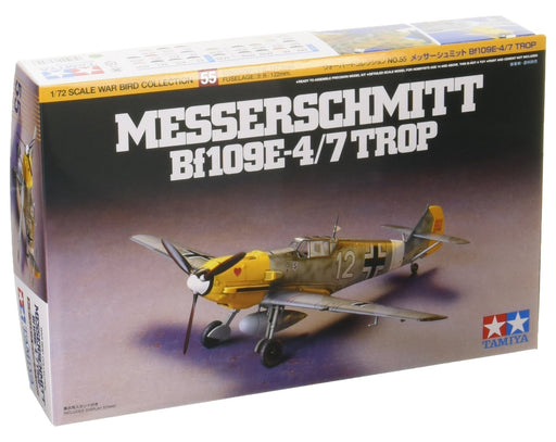 Tamiya 1/72 Warbird Collection No.55 Messerschmitt Bf109E-4/7 Kit 300060755 NEW_1