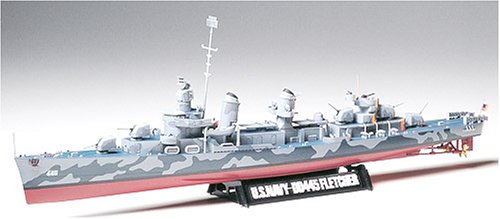 TAMIYA 1/350 U.S. Navy Destroyer DD445 Fletcher Model Kit NEW from Japan_1