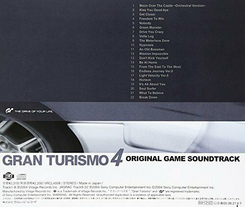 [CD] Village Music Inc. Gran Turismo 4 Original  Game Soundtrack NEW from Japan_2
