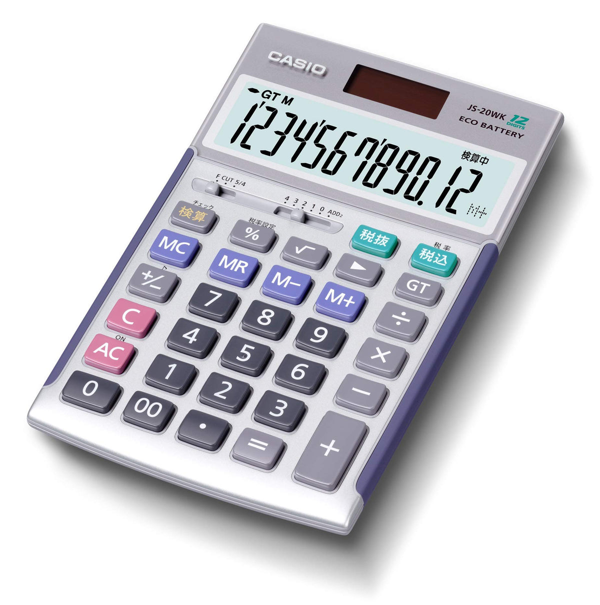 Casio Authentic Practical Calculator 12 Digits Verification Function J