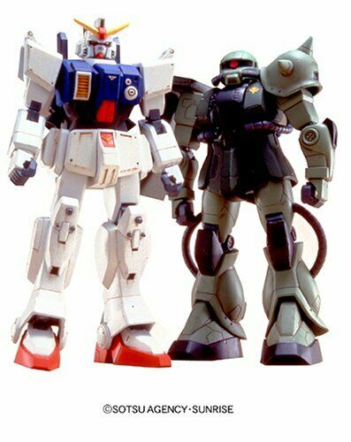 BANDAI HG 1/144 Gundam VS Zaku II Gundam Plastic Model Kit NEW from Japan_1