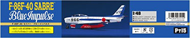 Hasegawa PT15 F-86F-40 Sabre Blue Impulse 1/48 Scale kit HAPT15 NEW from Japan_6