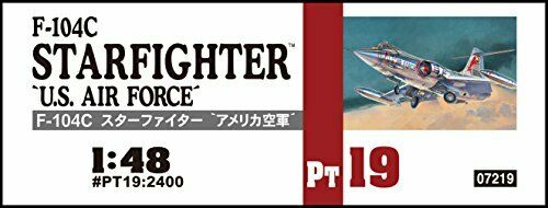 Hasegawa 1/48 the United States Air Force F-104C Starfighter Plastic Model PT19_3