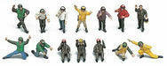Hasegawa 1/48 US Navy pilot / deck crew set A plastic model X48-6 NEW from Japan_1