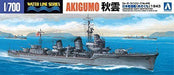 Aoshima 1/700 I.J.N. Destroyer AKIGUMO 1943 Plastic Model Kit from Japan NEW_1