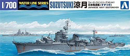 Aoshima 1/700 Japanese Navy Destroyer SUZUZUKI Plastic Model Kit from Japan NEW_1