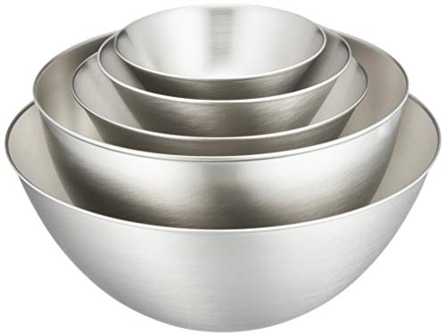 Sori Yanagi stainless bowl 5 pcs Full size (13.16.19.23.27cm) ST11057 NEW_2