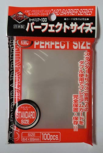 KMC Card Barrier Perfect Size Standard Sleeves 100pcs NEW from Japan_1