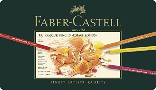 Farber Castel polychromos colored pencils 36 colors canned 110036 NEW from Japan_1