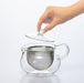 Hario Green Tea Chacha Kyusu Maru Tea Pot 700ml Clear NEW from Japan_3