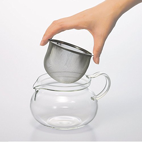 Hario Green Tea Chacha Kyusu Maru Tea Pot 700ml Clear NEW from Japan_4