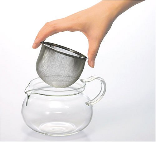 Hario Green Tea Chacha Kyusu Maru Tea Pot 700ml Clear NEW from Japan_6