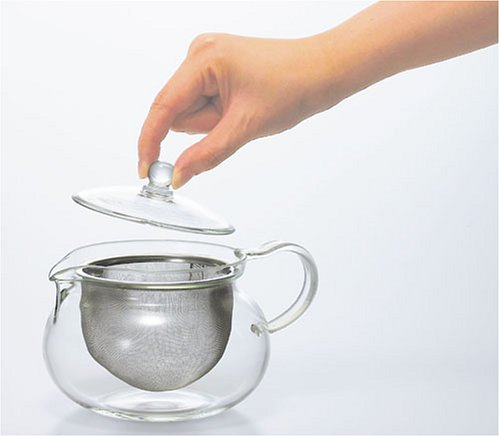 Hario Green Tea Chacha Kyusu Maru Tea Pot 700ml Clear NEW from Japan_7