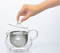 Hario Green Tea Chacha Kyusu Maru Tea Pot 700ml Clear NEW from Japan_7