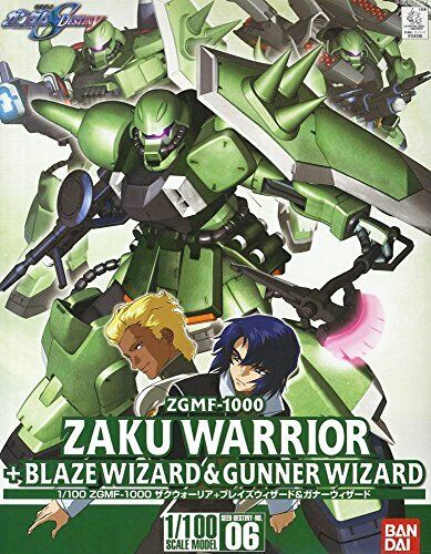 Bandai Zaku Worrier Blaze/Gunner (1/100) Plastic Model Kit NEW from Japan_3