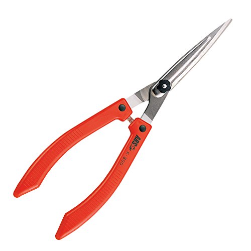 ARS Light weight Gardening Hedge Shears  Red K-800-R NEW from Japan_1