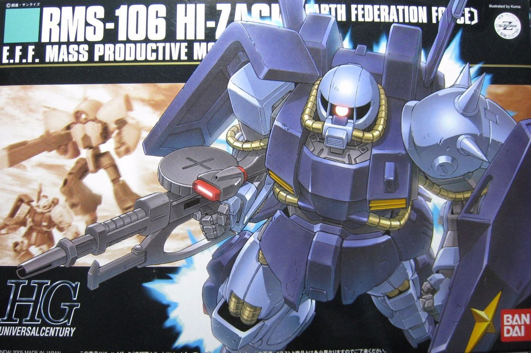 BANDAI HGUC 1/144 RMS-106 HI-ZACK EARTH FEDERATION FORCE Plastic Model Kit japan_1