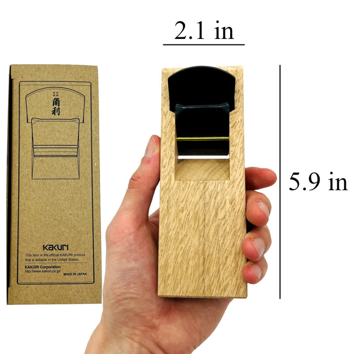 KAKURI Carpentry Plane Kanna Wood Block Double Edge Blade 42 x 150 mm ‎P-150 NEW_3