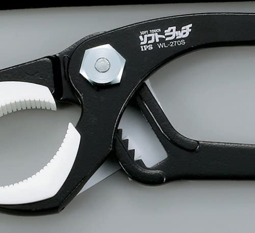 Igarashi Plyer IPS SOFT TOUCH WIDE PLIERS PLASTIC JAW WL-270S Black NEW_2