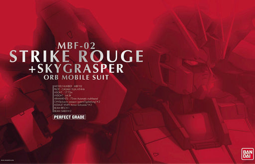 BANDAI PG 1/60 MBF-02 STRIKE ROUGE + SKYGRASPER Model Kit Gundam SEED NEW Japan_1