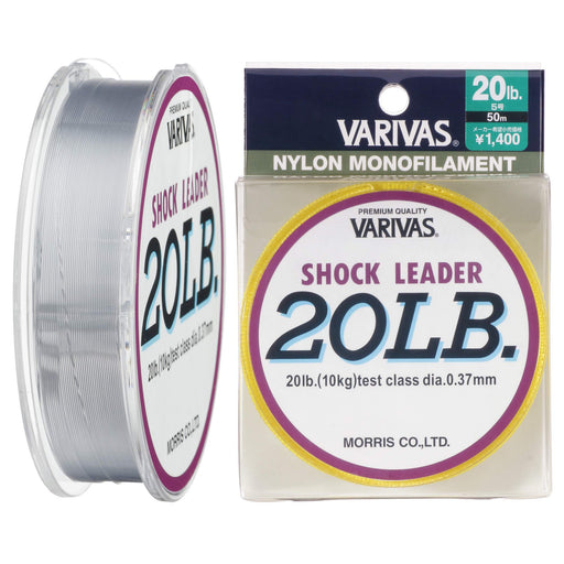 MORRIS VARIVAS Shock Leader Nylon 50m #5 20lb Fishing Line 21049 Blackbass NEW_1