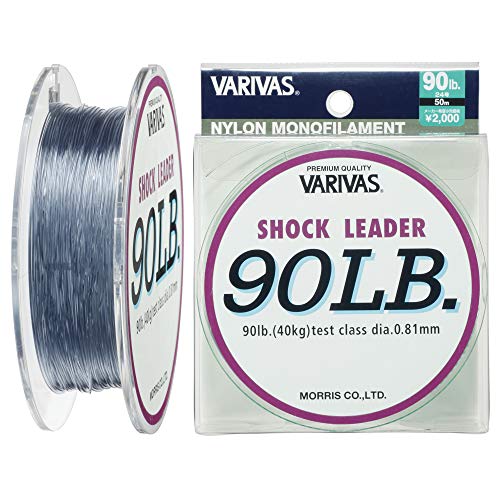 MORRIS VARIVAS Shock Leader Nylon 50m #24 90lb Fishing Line ‎21059 Seabass NEW_1