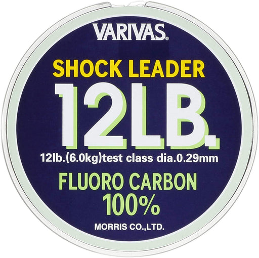 MORRIS VARIVAS Shock Leader Fluorocarbon Line 30m #3 12lb Fishing Line ‎21081_1
