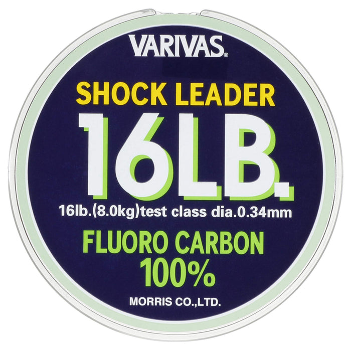 MORRIS VARIVAS Shock Leader Fluorocarbon Line 30m #4 16lb Natural Blackbass NEW_3