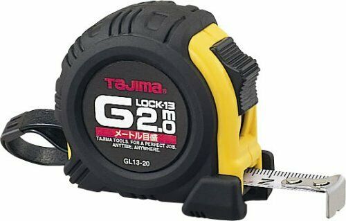 TJM Design TAJIMA Tape Measure G-ROCK13 2M GL13-20BL NEW from Japan_1