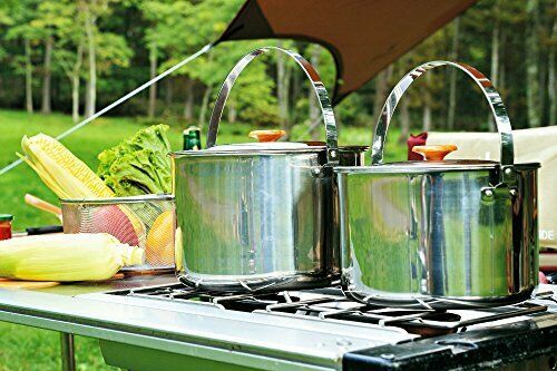 Snow Peak field cooker Pro.3 CS023 Camping Cook Set NEW from Japan_2