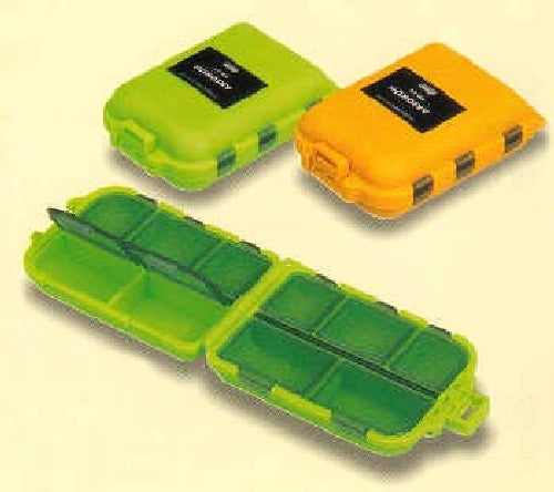 MEIHO Small Tackle Box Akiokun FB-10 Green (1228) NEW from Japan_1