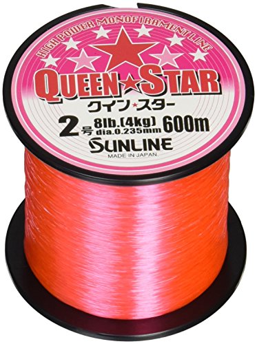 SUNLINE Queen Star Nylon 600m #2 Pink Fishing Line 8lb ‎43200-18752 NEW_1