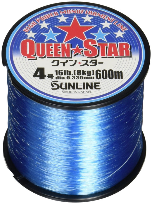 SUNLINE Queen Star Nylon Line 600m #4 16lb Blue Saltwater Fishing Line 806461_1