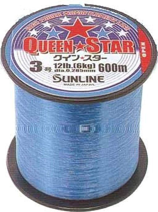 SUNLINE Queen Star Nylon Line 600m #5 20lb Blue Saltwater Fishing Line 806478_1