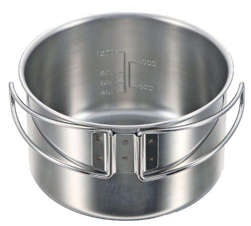 CAPTAIN STAG M-5511 Stainless Steel Ramen Cooker Pot 2L Set Outdoor Cookware NEW_3