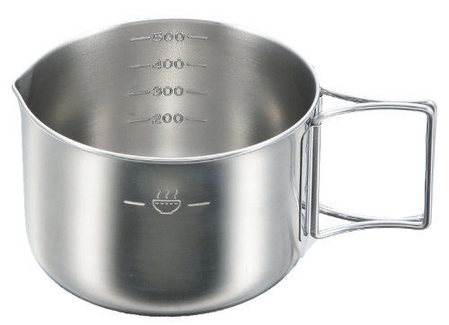 CAPTAIN STAG M-5512 Stainless Steel Ramen Cooker 570ml for Noodle Refill Outdoor_3