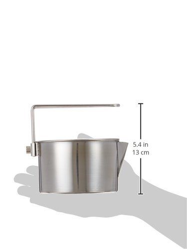 CAPTAIN STAG M-7726 Stainless Steel Camping Kettle Cooker 900ml Outdoor NEW_4
