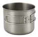 CAPTAIN STAG M-9078 Titanium Camping Pot with Lid 820ml Outdoor Cookware NEW_3