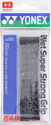 Yonex tennis grip tape wet super strong grip ac133-007 Black NEW from Japan_1