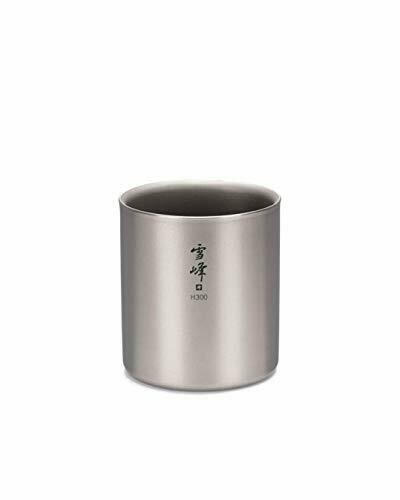 Snow Peak Titanium Stacking Double Wall Cup H300 NEW from Japan_1