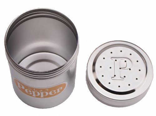 CAPTAIN STAG K-6179 Stainless Pepper Can with Lid for Seasoning NEW from Japan_4