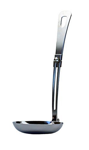 CAPTAIN STAG M-7752 Stainless Foldable Ladle Outdoor Cookware Made in Japan NEW_4