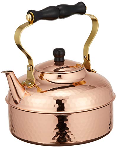 COPPER 100 pure copper hammer eyelet kettle 2 L Kitchen supplies NEW from Japan_2